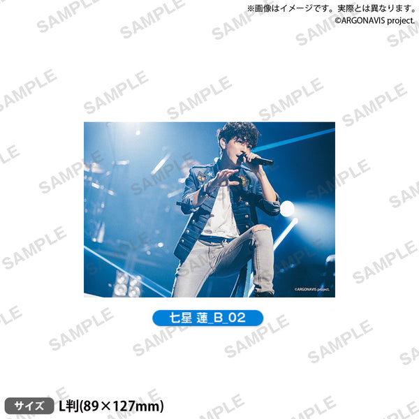 from ARGONAVIS アーティストブロマイド vol.2 七星 蓮 LIVE ver. B-02