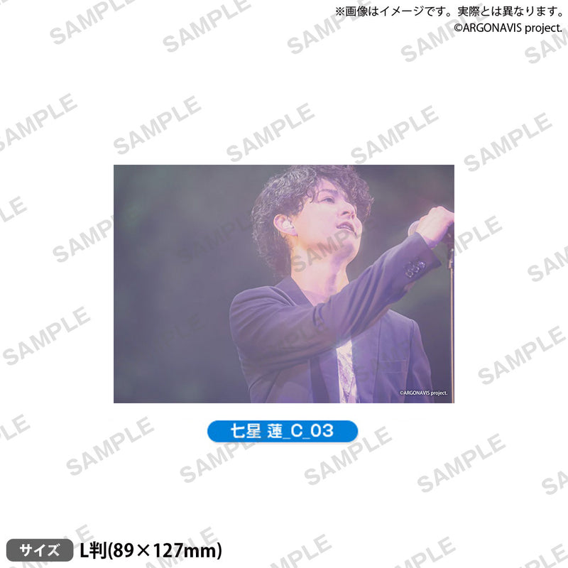 from ARGONAVIS　アーティストブロマイド vol.2 七星 蓮 LIVE ver. C-03