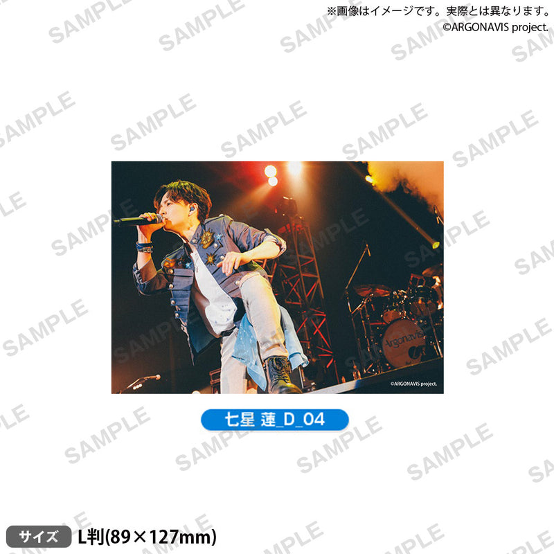 from ARGONAVIS　アーティストブロマイド vol.2 七星 蓮 LIVE ver. D-04