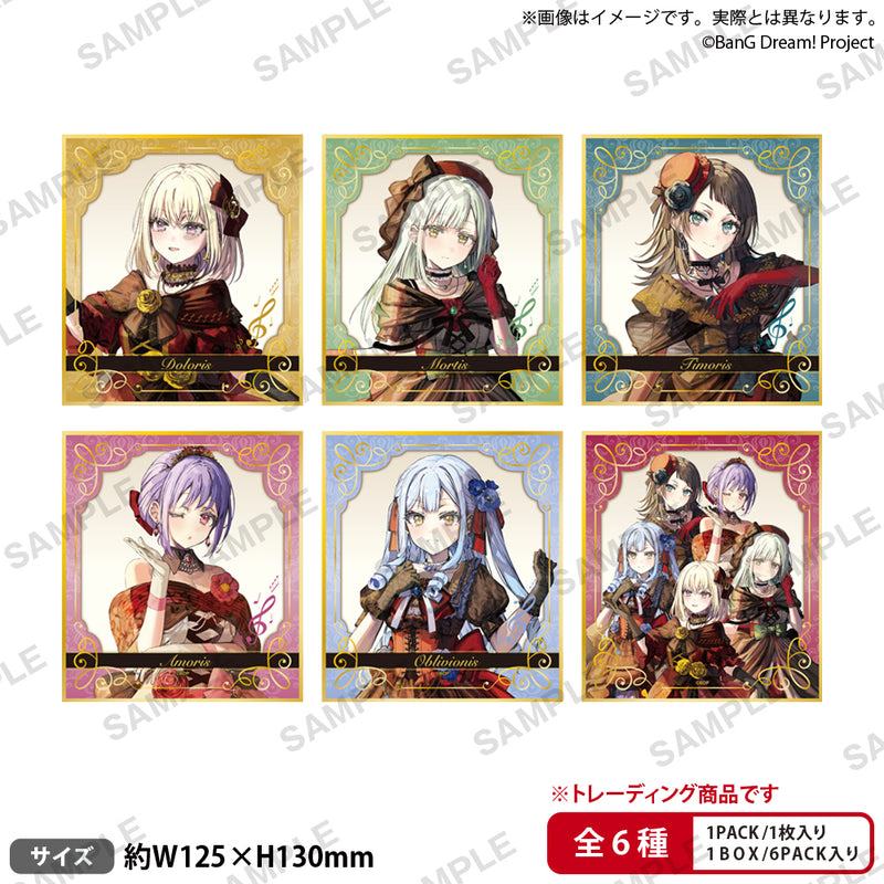 BanG Dream!　トレーディングミニ色紙 Symphony ver.【PACK】