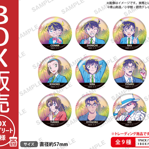 名探偵コナン トレーディングホログラム缶バッジ シティポップver. vol