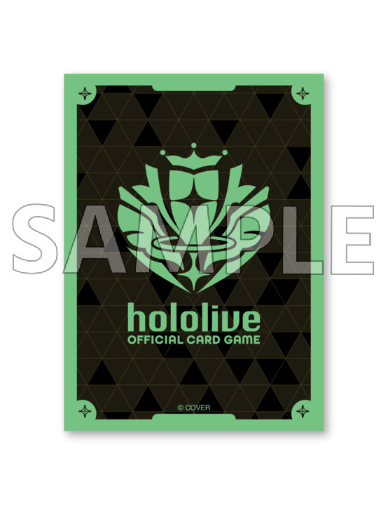 hololive OFFICIAL CARD GAME オフィシャルホロカスリーブ Vol.24『ブランドロゴ（Green）』
