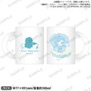 ぴちぴちピッチ×サンリオキャラクターズ　陶器マグカップ 波音×シナモロール