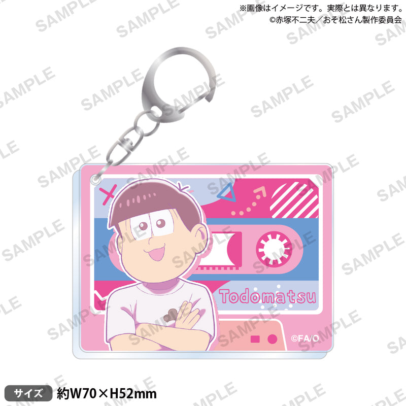 おそ松さん　アクリルキーホルダー シティポップver. トド松
