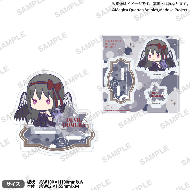 魔法少女まどか☆マギカ　ジオラマアクリルスタンド ぺたっとねじまきver. 悪魔ほむら
