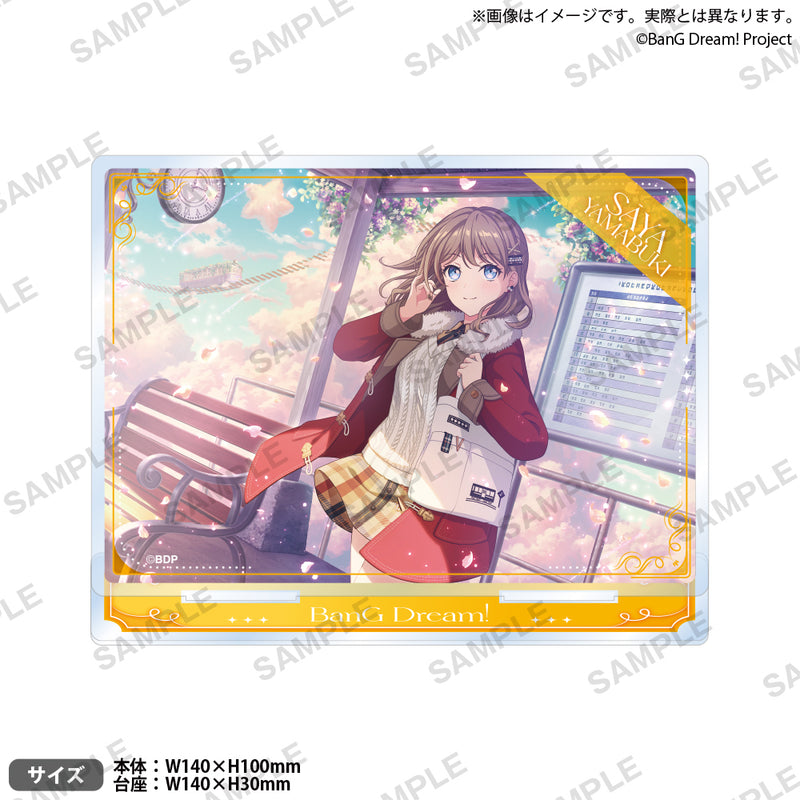 バンドリ！ ガールズバンドパーティ！　プレートアクリルスタンド vol.1 Poppin'Party 山吹 沙綾