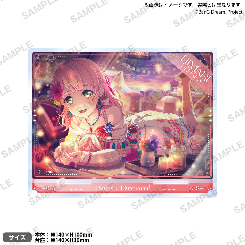 バンドリ・上原ひまり、afterglow関連グッズセット バンドリ！ ガールズバンドパーティ！ プレートアクリルスタンド vol.1