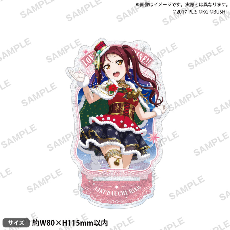 ラブライブ！スクールアイドルフェスティバル　きらりんアクリルスタンド Aqours クリスマスプレゼントver. 桜内梨子