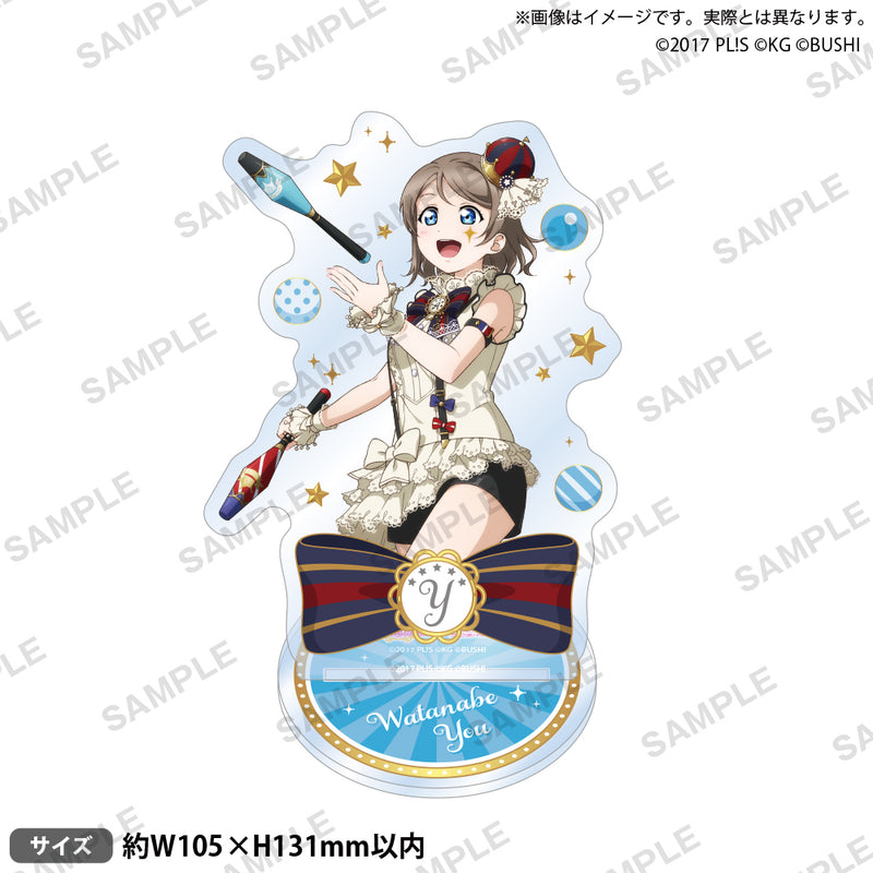 ラブライブ！スクールアイドルフェスティバル　アクリルスタンド Aqours サーカスver. 渡辺 曜