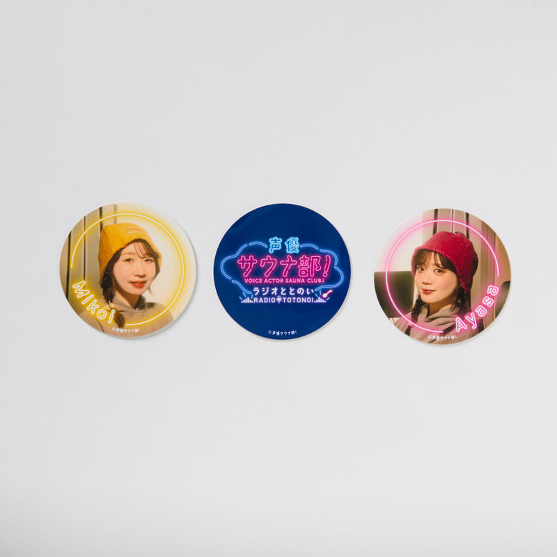声優サウナ部！～ラジオととのい～　ステッカーセット