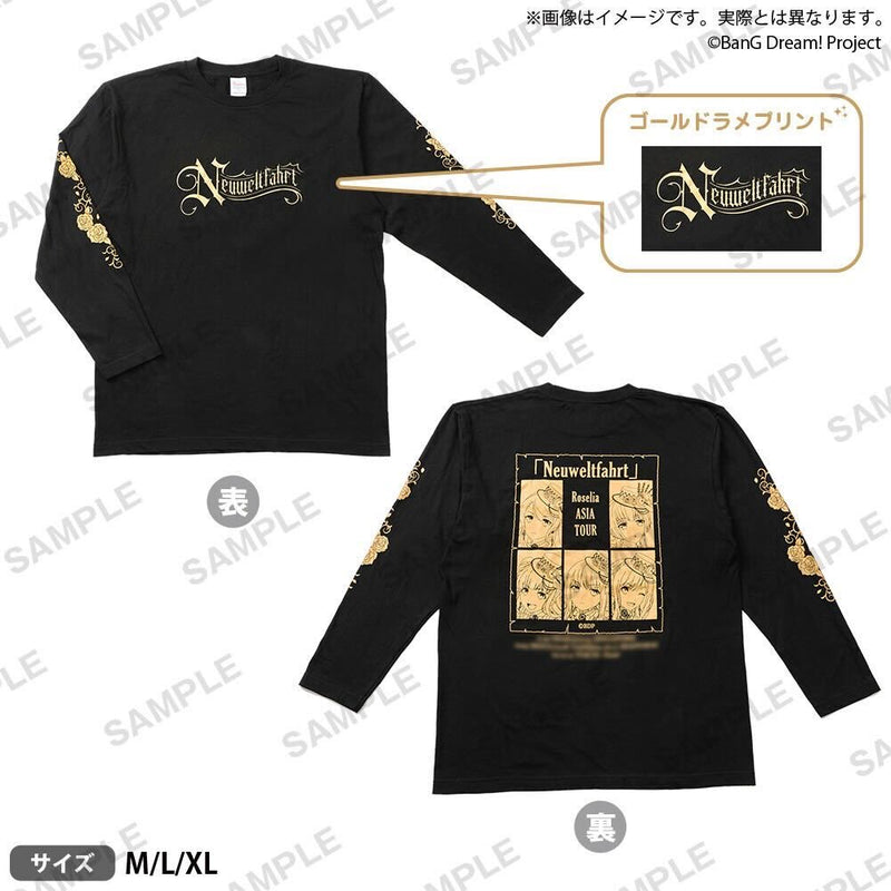 【(2)-(2)】Roselia ASIA TOUR「Neuweltfahrt」　ロングTシャツ Lサイズ