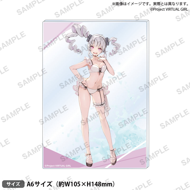 信澤収展アクリルパネル VIRTUAL GIRL @ WORLD'S END　「アイ サマー ver.」
