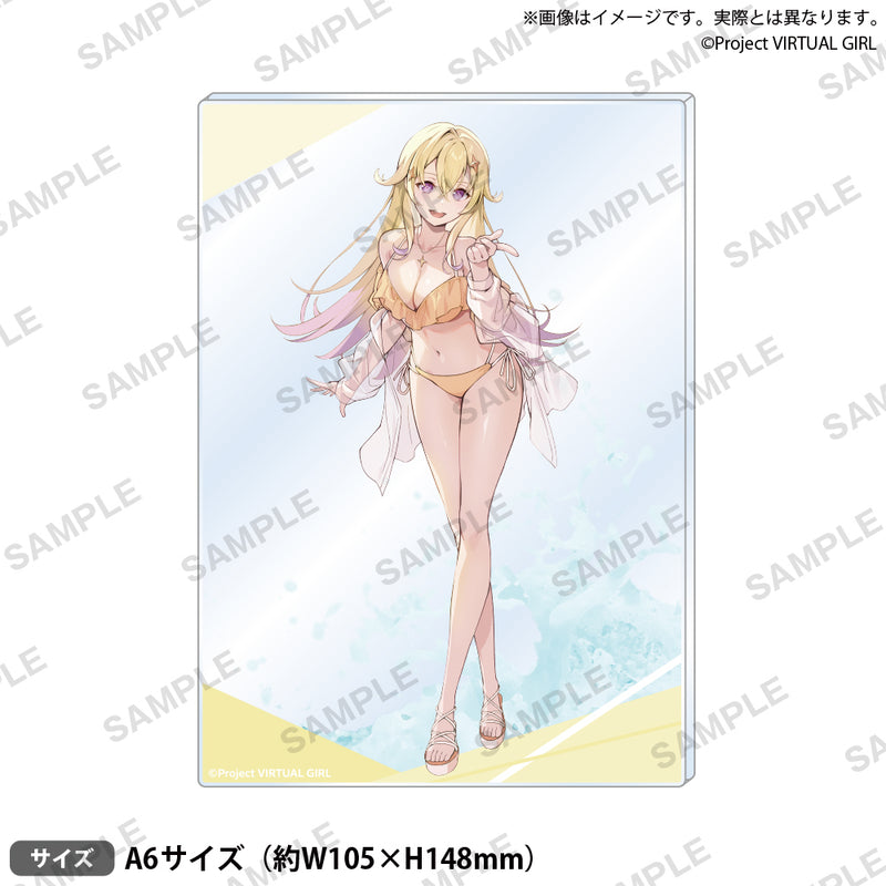 信澤収展アクリルパネル VIRTUAL GIRL @ WORLD'S END　「リンカ サマー ver.」