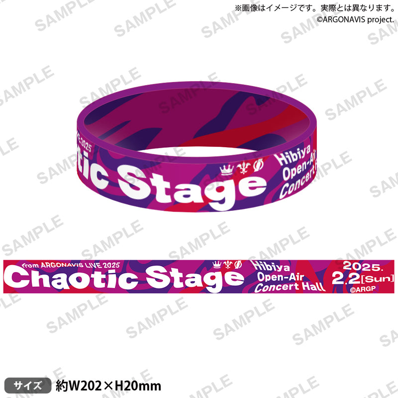 from ARGONAVIS LIVE 2025 - Chaotic Stage -　シリコンバンド