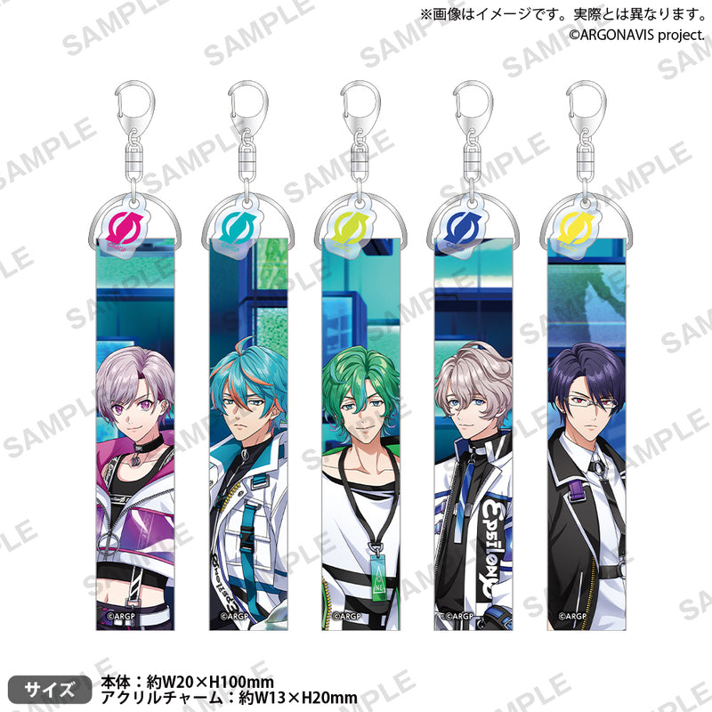 from ARGONAVIS　リボンテープキーホルダー εpsilonΦ eyes ver. 烏丸玲司