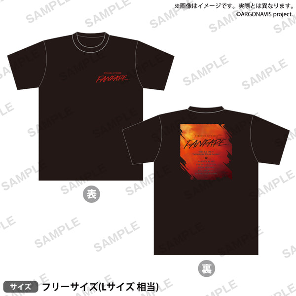 GYROAXIA LIVE 2025 - FANFARE - ビッグシルエットTシャツ