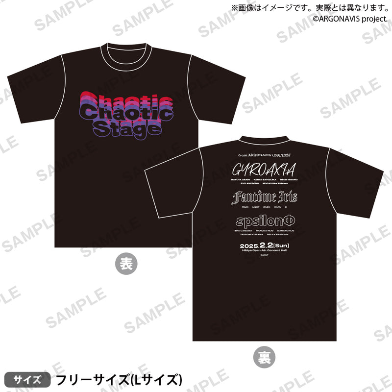 from ARGONAVIS LIVE 2025 - Chaotic Stage -　ビッグシルエットTシャツ