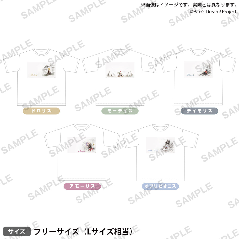BanG Dream! Ave Mujica ビッグシルエットTシャツ Amoris