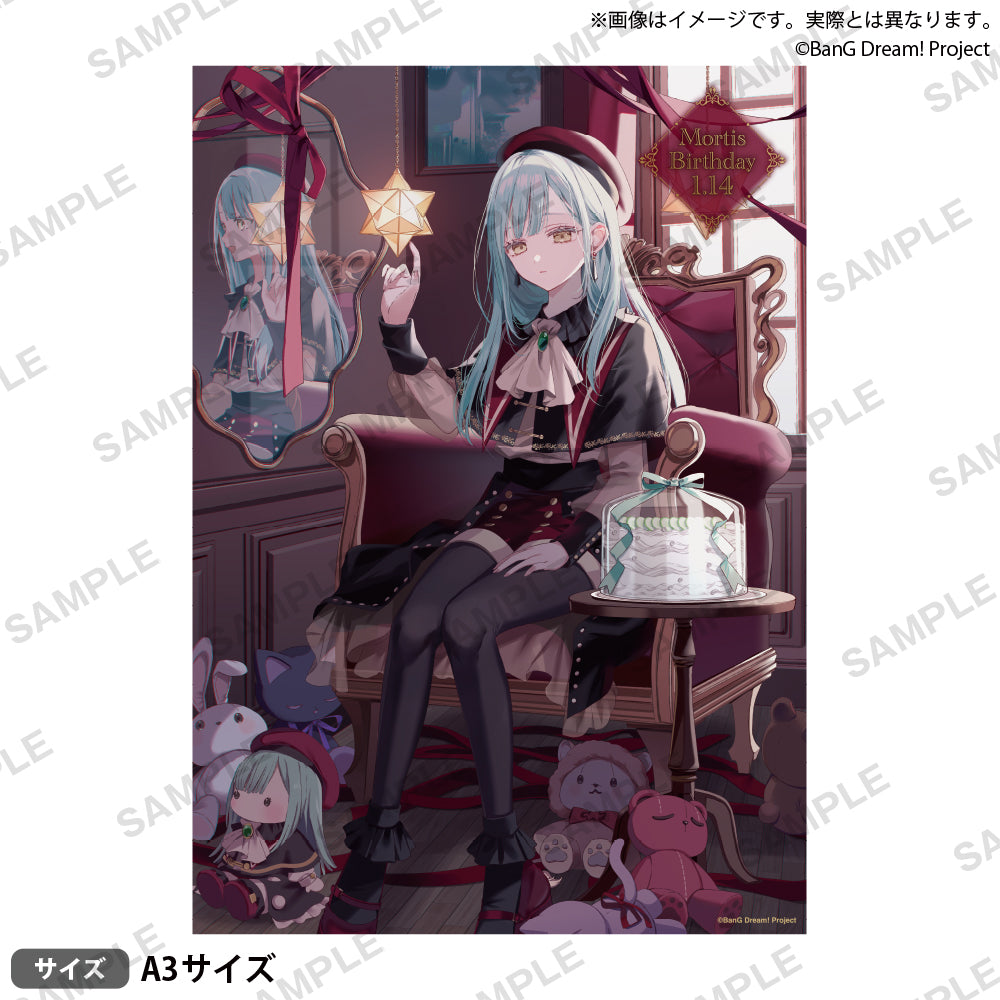 BanG Dream! A3マット加工ポスター Birthday ver. vol.1 モーティス