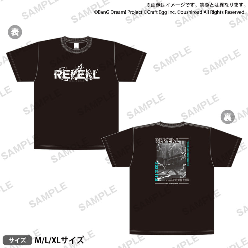 BanG Dream! 12th☆LIVE DAY3:RAISE A SUILEN「REVEAL」　Tシャツ XLサイズ