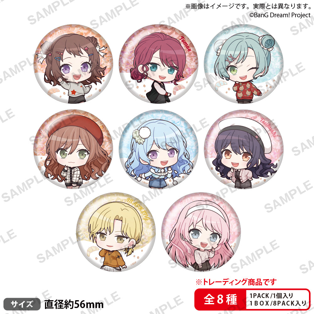 BanG Dream! ガールズバンドパーティ！ トレーディングホログラム缶バッジ ミニキャラ2024 Winter ver.【PACK】