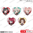 PalVerse　BanG Dream! Afterglow　トレーディングハート型缶バッジ 【PACK】