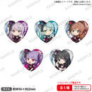 PalVerse　BanG Dream! Roselia　トレーディングハート型缶バッジ 【PACK】