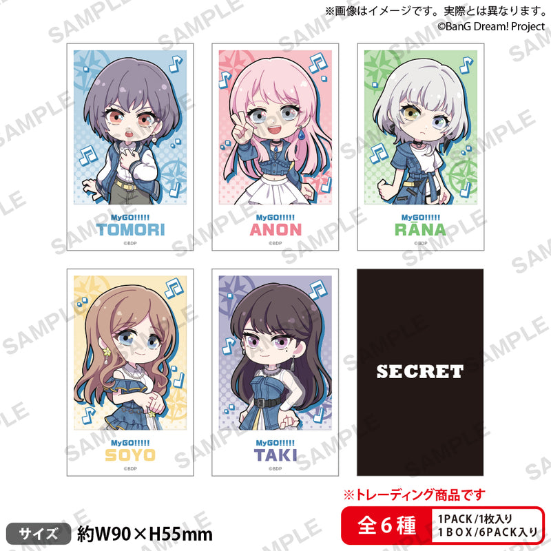 PalVerse　BanG Dream! It‘s MyGO!!!!!　トレーディングショートステッカー 【PACK】