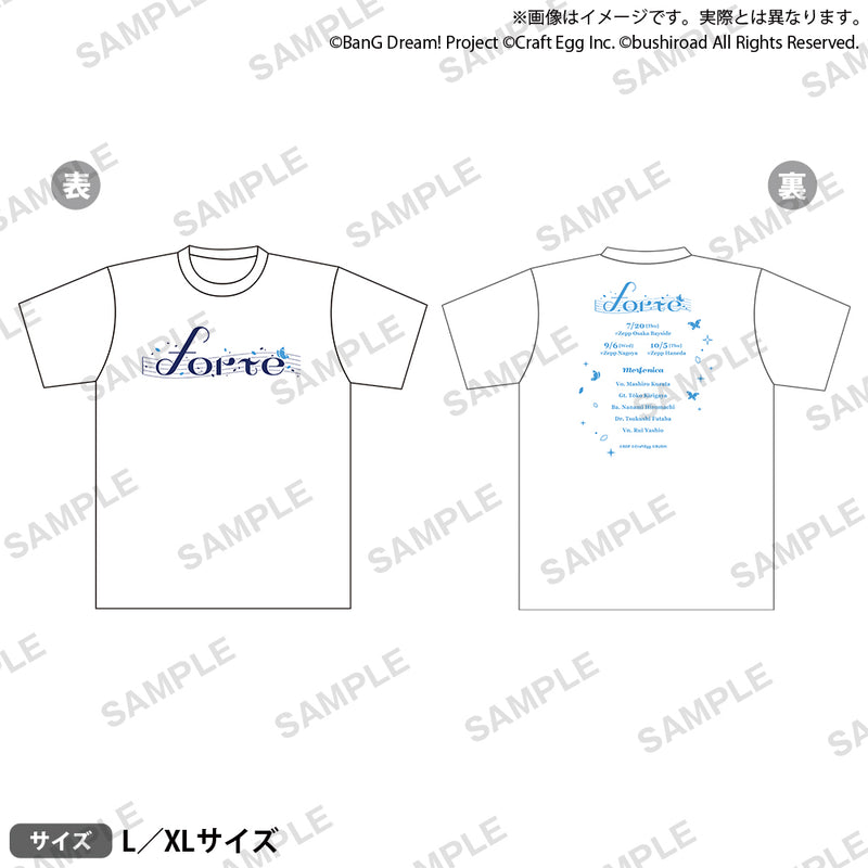Morfonica ZEPP TOUR 2023「forte」 Tシャツ WHITE ver. XLサイズ