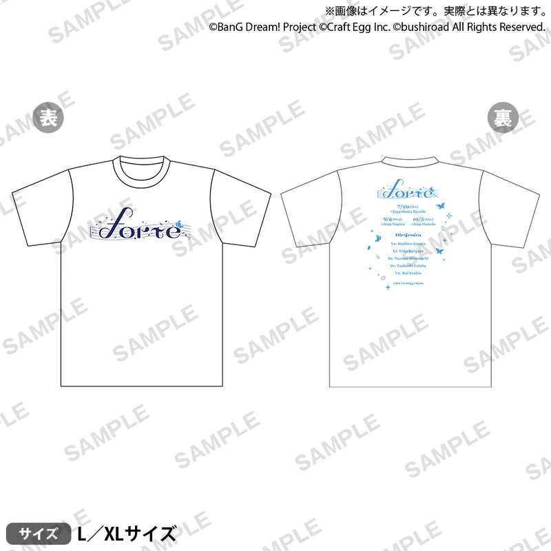 Morfonica ZEPP TOUR 2023「forte」 Tシャツ WHITE ver. Lサイズ