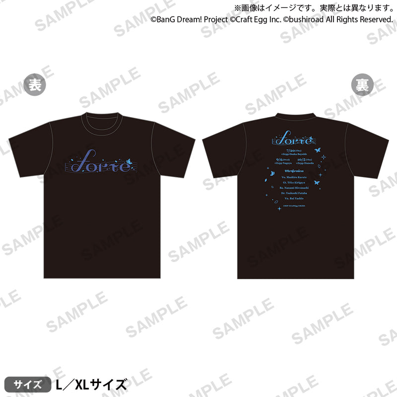 Morfonica ZEPP TOUR 2023「forte」 Tシャツ BLACK ver. XLサイズ
