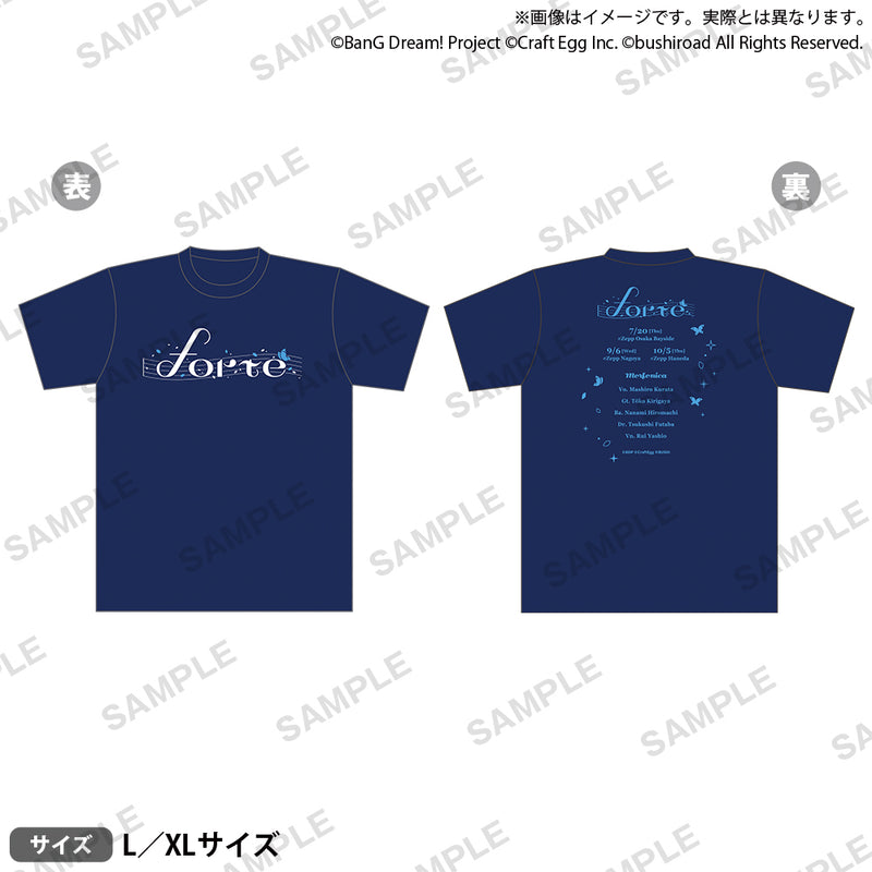 Morfonica ZEPP TOUR 2023「forte」 Tシャツ NAVY ver. XLサイズ