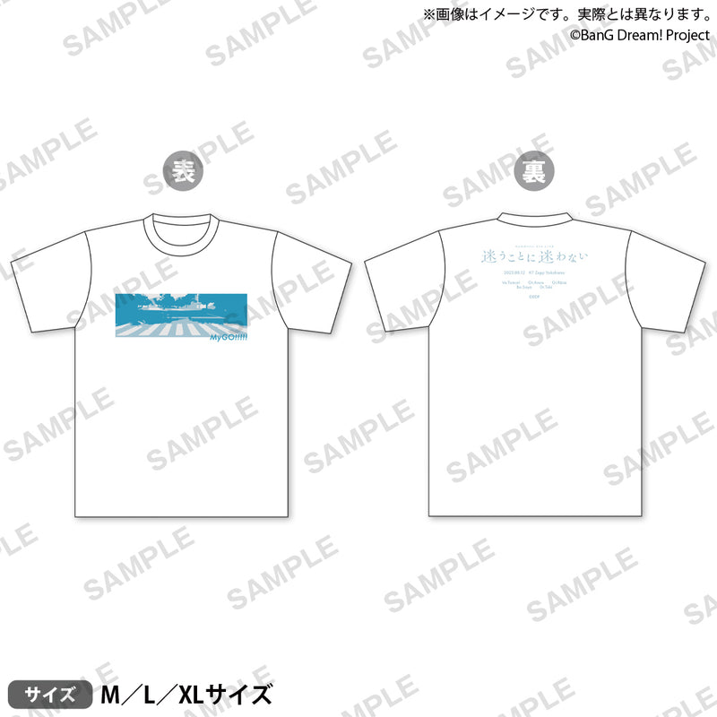 MyGO!!!!! 5th LIVE「迷うことに迷わない」　Tシャツ XLサイズ