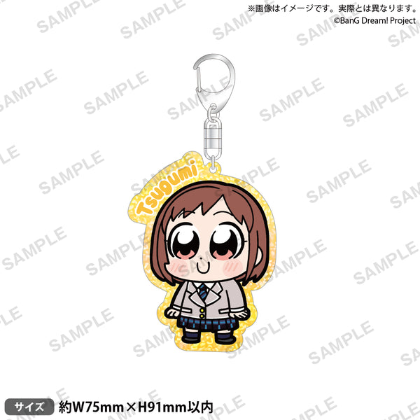 大川ぶくぶ×BanG Dream! アクリルキーホルダー リバイバル！ 羽沢