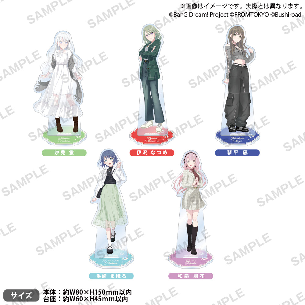 C108 バンドリ millsage アクリルスタンド 私服ver. 5個 BanG Dream! Our Notes アクリルスタンド 私服ver. 琴平 凪