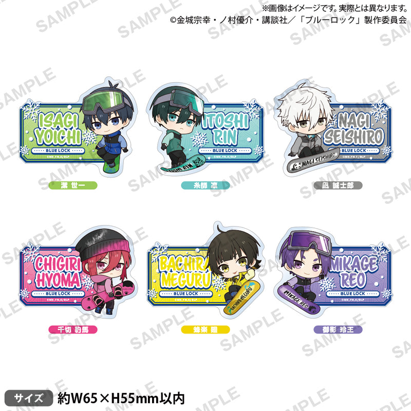 REBORN! トレーディングアクリルバッジPart.2 未開封 1ロット ブルーロック お名前アクリルバッジ スノーボードver. 御影 玲王