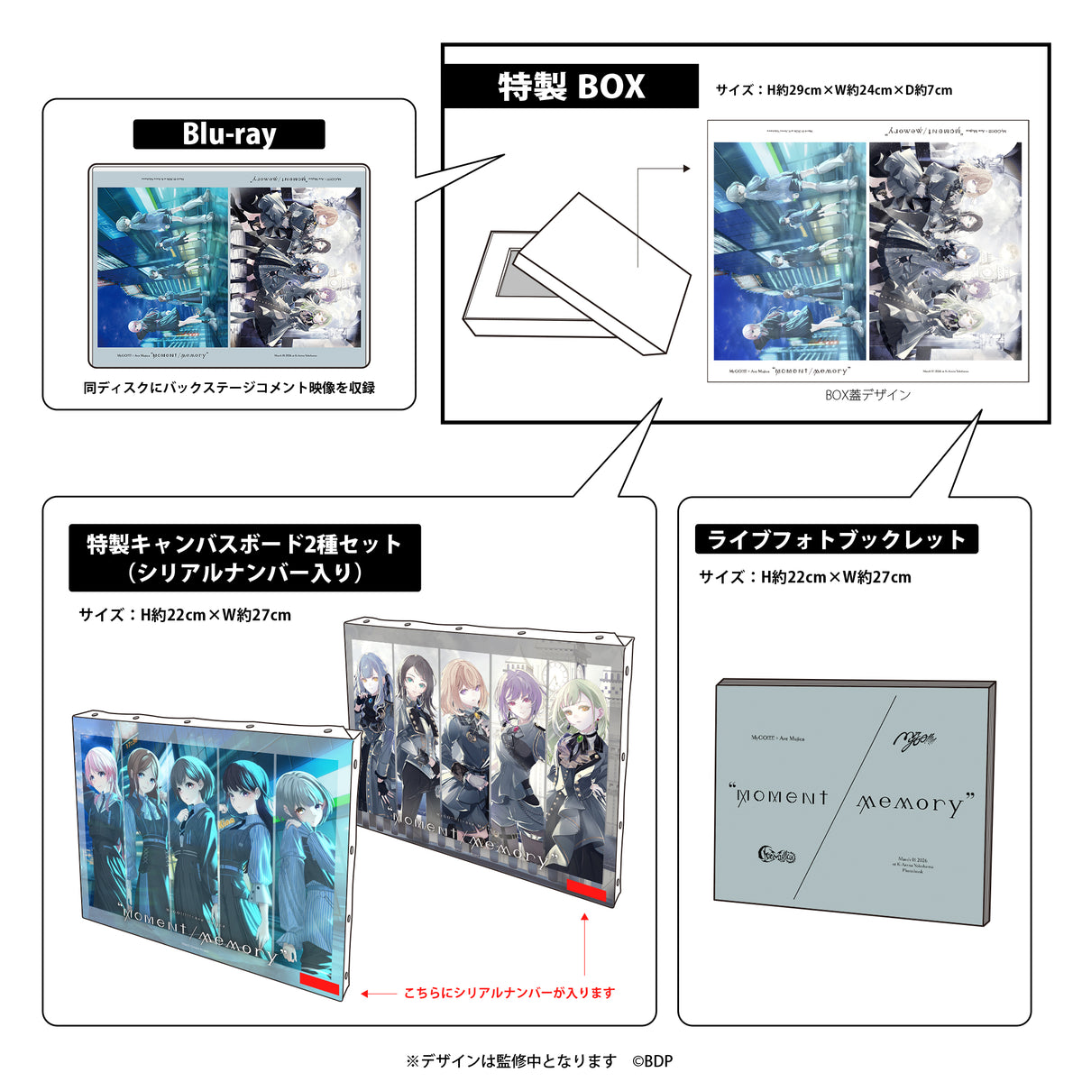 MyGO!!!! Ave Mujica ツーマンライブ 会場限定 ピック セット MyGO!!!!!×Ave Mujica ツーマンライブ「“moment / memory”」Blu-ray