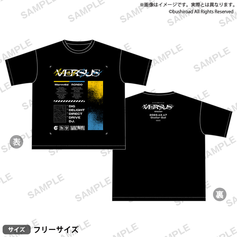 【(1)】Merm4id×燐舞曲 2nd LIVE VERSUS　ビッグシルエットTシャツ