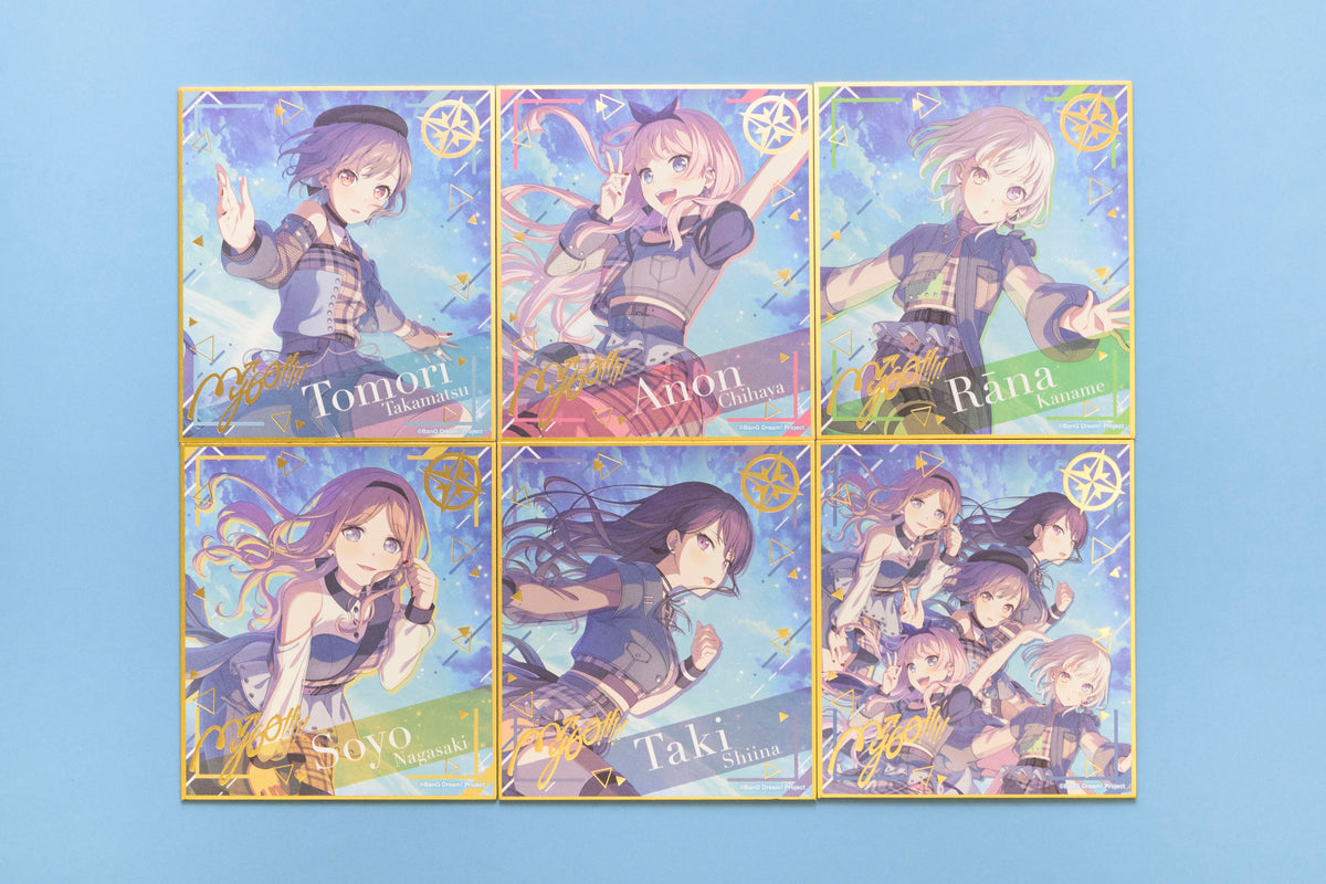 BanG Dream! トレーディングミニ色紙 Zero gravity ver. 【PACK