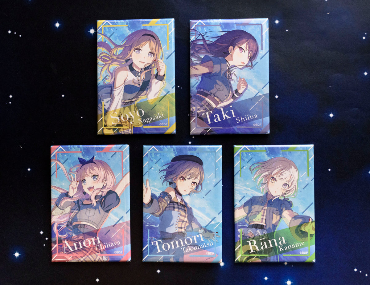 BanG Dream! しかくい缶バッジコレクション Zero gravity ver