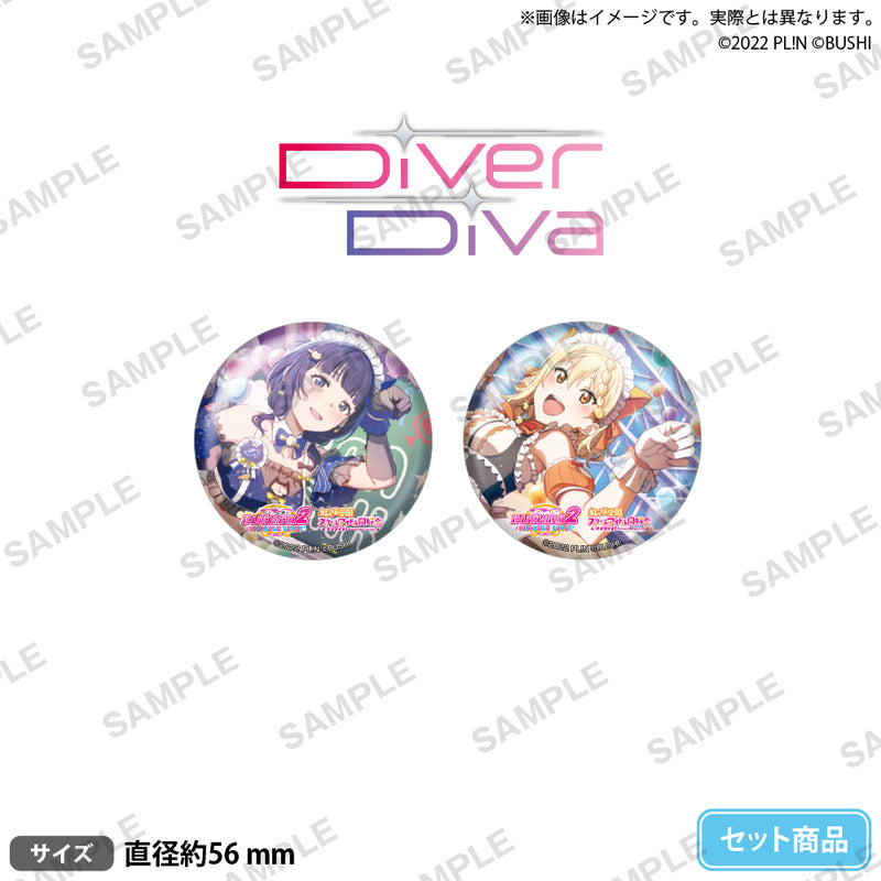 ラブライブ！スクールアイドルフェスティバル2 MIRACLE LIVE!　EC3周年記念 缶バッジセット DiverDiva ver.