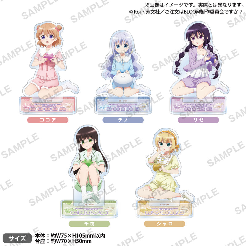 ご注文はうさぎですか? BLOOM リゼ (ピンク泊サイン入り) SSP 新裁断 ご注文はうさぎですか？ BLOOM アクリルスタンド Game ver. リゼ