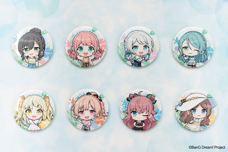 BanG Dream! ガールズバンドパーティ！ トレーディングホログラム缶バッジ ミニキャラ2024 Summer ver.【PACK】