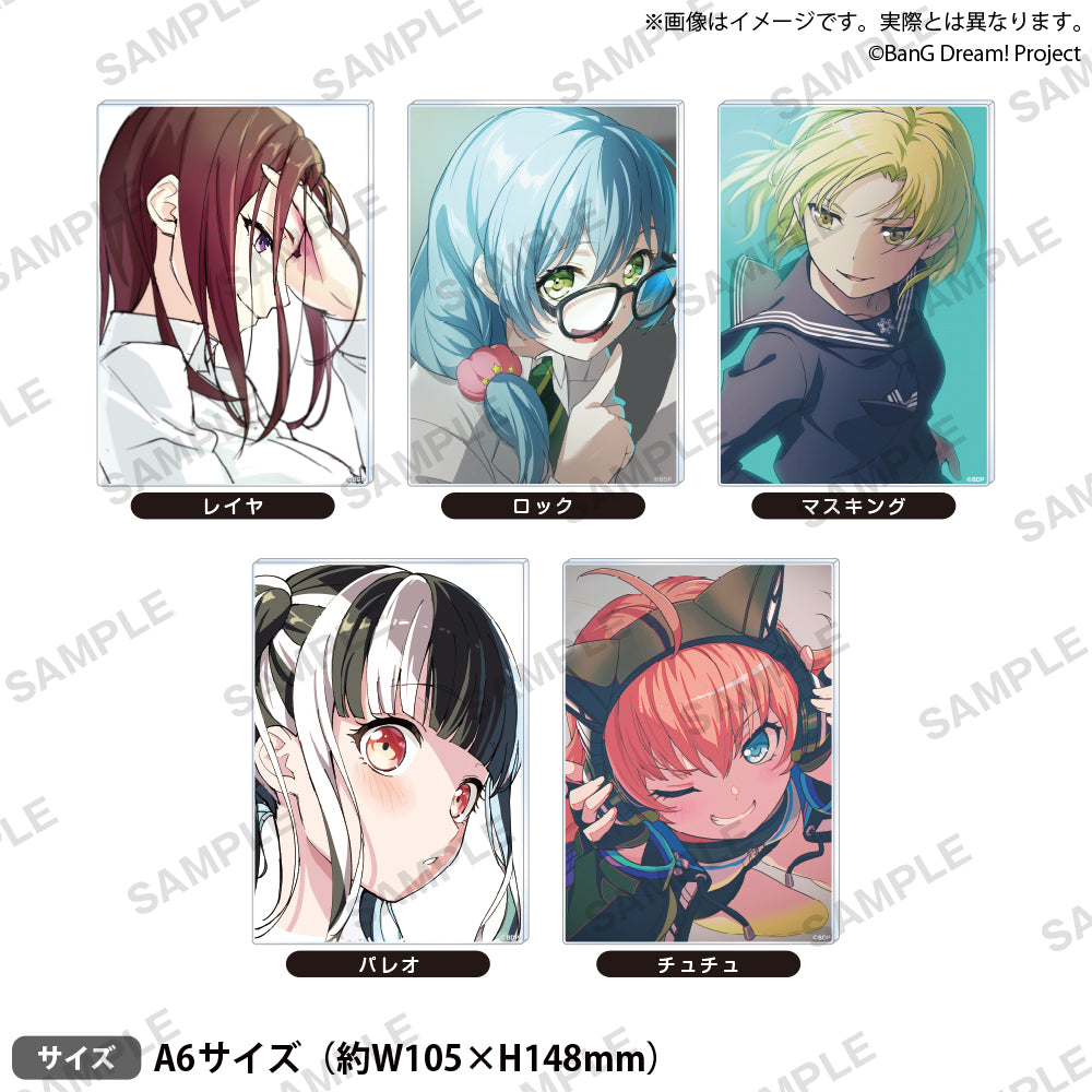 未開封】バンドリRoseliaアクリルパネル信澤収展受注生産品