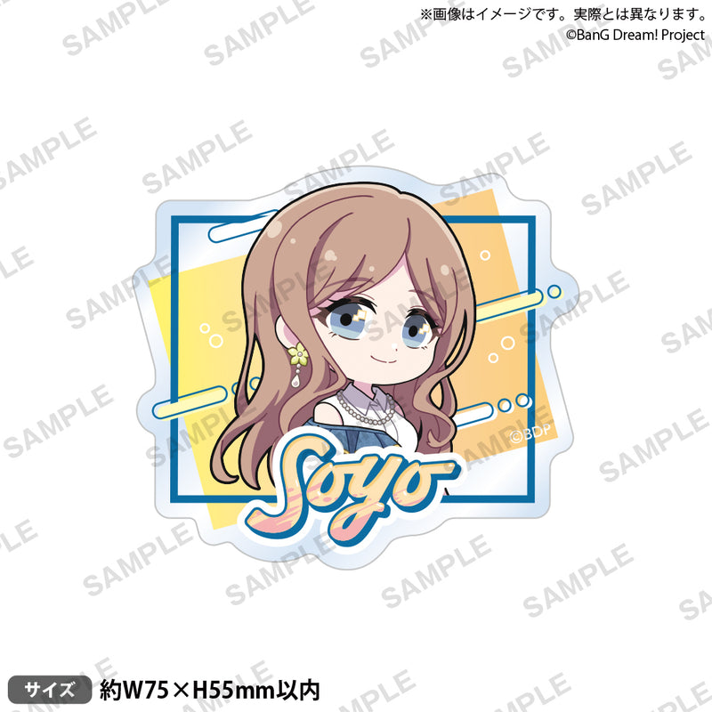 PalVerse　BanG Dream! It‘s MyGO!!!!!　アクリルバッジ 長崎 そよ