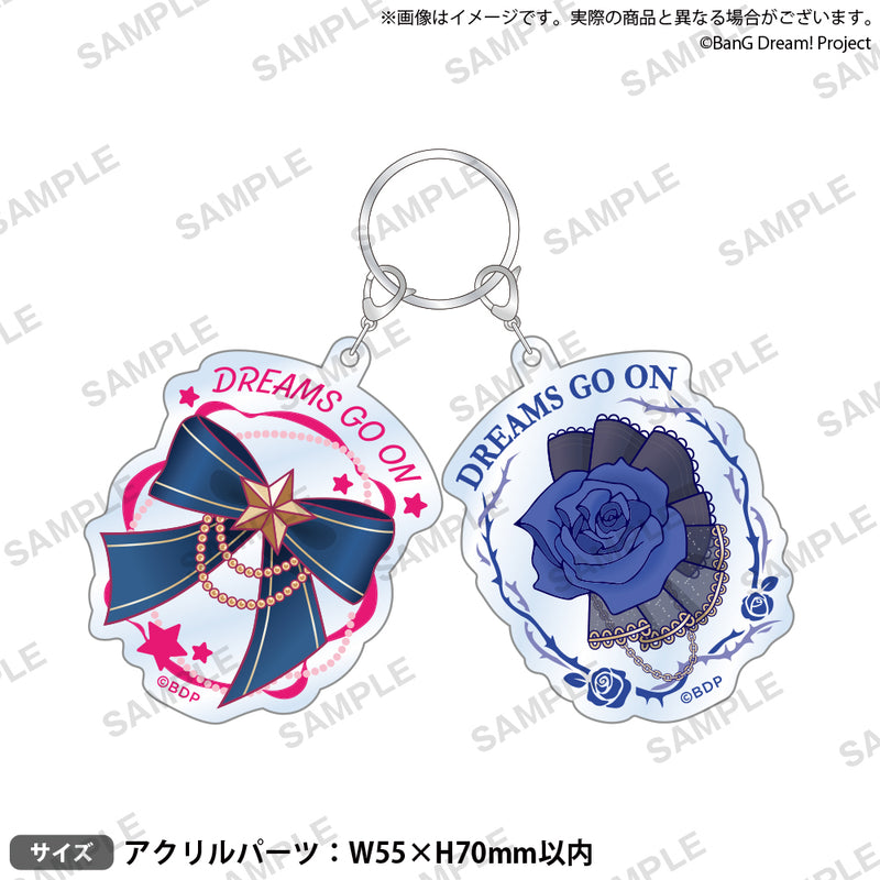 「DREAMS GO ON」グッズ付特典＋記念キーホルダー Poppin'Party×Roselia 合同ライブ「DREAMS GO ON」 記念キーホルダー
