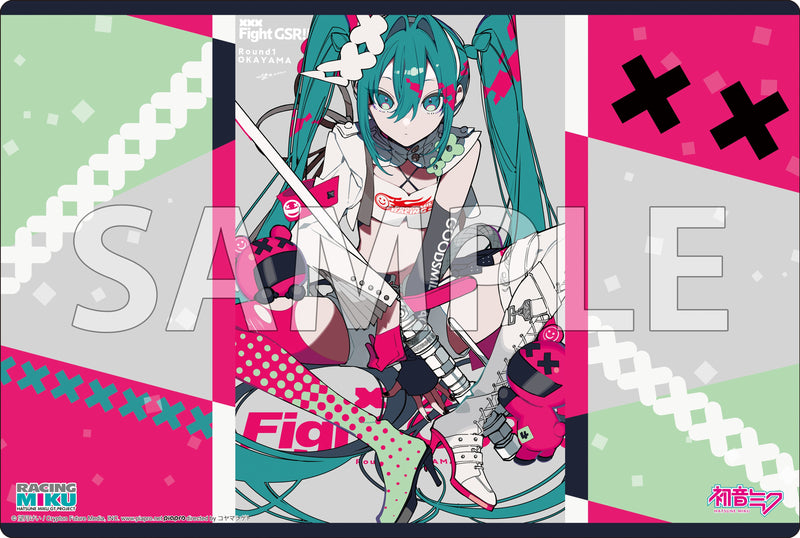 ブシロード ラバーマットコレクション V2 Vol.1910 『レーシングミク 2025Ver.』応援イラスト Round1 OKAYAMA