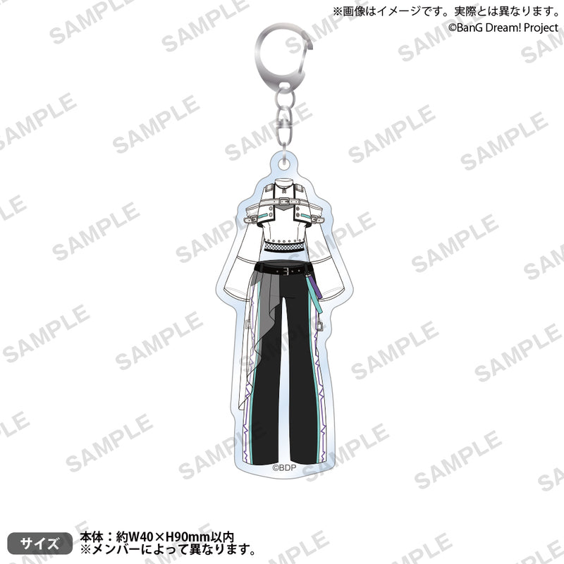 BanG Dream!　衣装アクリルキーホルダー RAISE A SUILEN マスキングver.