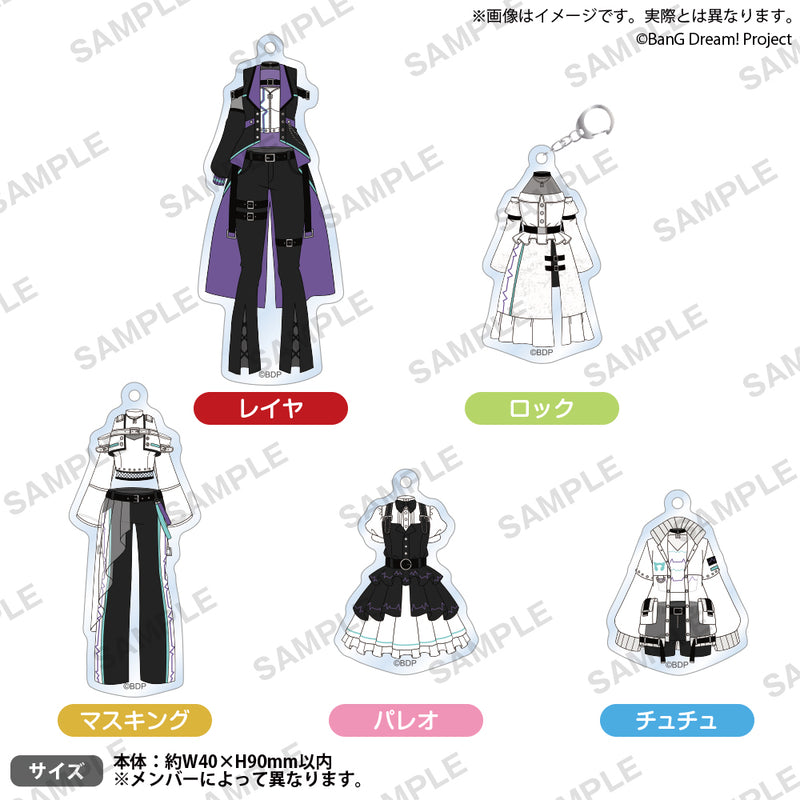 BanG Dream!　衣装アクリルキーホルダー RAISE A SUILEN マスキングver.