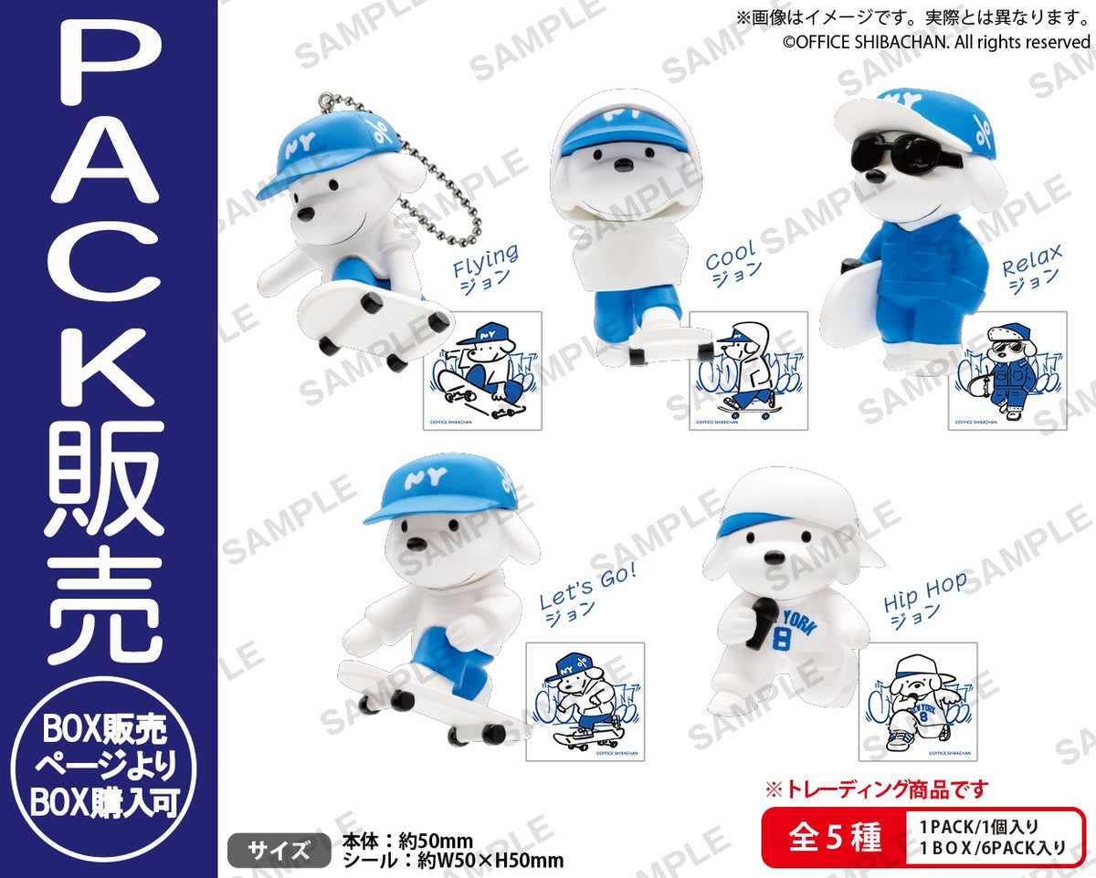 BUSHIROAD THE BOX Skater JOHN フィギュアキーホルダー【PACK